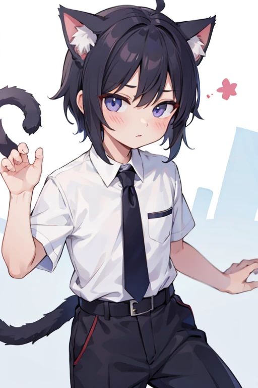 Boy cat ears