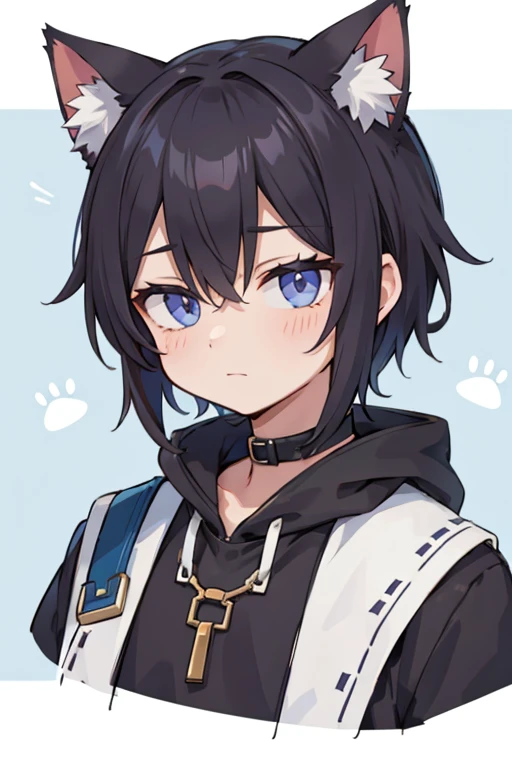 Male cat ear pattern