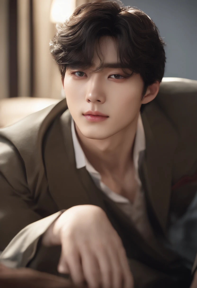 Full body,handsome face,、Beautiful facial features。,upper body,light blush, masterpiece, ultra quality, high resolution, 8k, intricate: 1.2), handsome, Young Korean man ,white skin, double eyelids , detailed skin,d, ((realistic)),, ((pale skin)),(8K, RAW photo, Highest quality) ,8k, super detail, accurate, ,Best quality, super high resolution, (realistic: 1.4), handsome, good abs details, handsome young Korean maleasterpiece, ultra quality, high resolution, 8k, intricate: 1.2), (detailed muscle:1.2), handsome, ((pale skin)),,(photorealistic, masterpiece, 8K HD, good lighting quality ,, young, latex, tight jacket, studio, mature,portrait, man, serious masterpiece, model,abs ,((4K works))、masterpiece、(top-quality)、((high-level image quality))、(1 male),A high resolution, Sharp focus, Pixiv masterpiece, ((Complicated details)), highly detailed, natsukubaru,Multi-view upper body,naked, 1 man, shy,,kneels on the ground,,shirtless,perspire,look from down