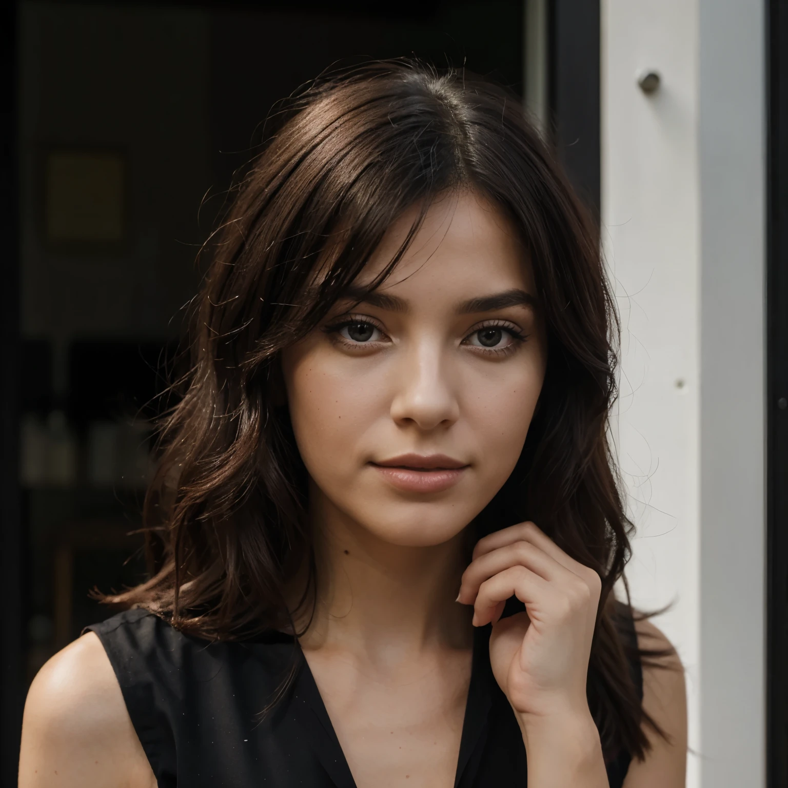 femme très belle de couleur noir nu