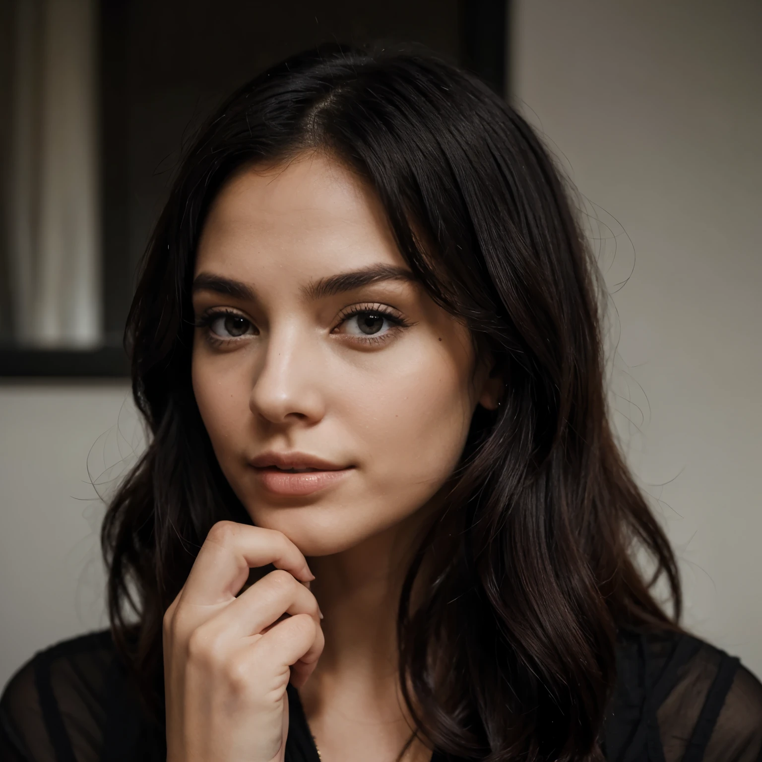 femme très belle de couleur noir nu