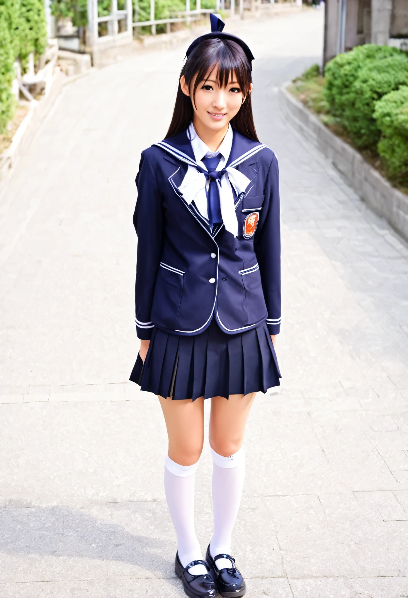 Alafid Asian woman wearing school uniform posing for photo, Cute schoolgirl, a hyperPractical schoolgirl, Japanese school uniform for girls, wearing Japanese school uniforms, Qingfu, Japanese school uniforms, hyperPractical schoolgirl, beautiful anime high schoolgirl, Wear校服, Practical , Girl wearing, Wear , schoolgirl, jk