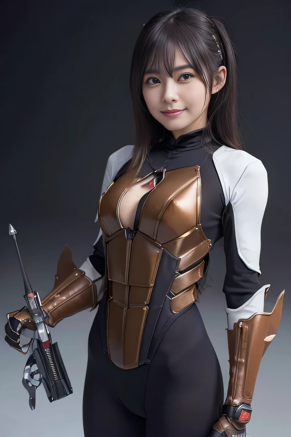 (high resolution,masterpiece,best quality,extremely detailed CG, anime, official art:1.4), realistic, photo, amazing fine details, all intricate, gloss and shiny,awesome many layers, 8k wall paper, 3d, sketch, kawaii, illustration,( solo:1.4), perfect female proportion,villainess, (fusion of dark brown cockroach and lady:1.4), (brown cockroach form lady:1.2), (brown cockroach lady:1.2), (fusion:1.2), (solo:1.4), (evil smile:1.2), muscular, abs, (cockroach brown exoskeleton bio insect suit:1.4), (cockroach brown exoskeleton bio insect armor:1.2), (brown transparency cockroach wing:1.4), (brown cockroach antennae:1.3),