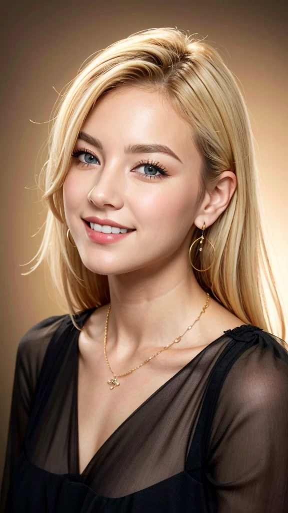 1 25 years old beautiful woman with casual cute hairstyle, A photo of her with a lot of blooming irises in the background, Real raw photo with super detailed details, (Beautiful smooth glossy bright blonde hair woman), A very beautiful bright blonde woman, She blushes and laughs with love, Her face is turned upwards, (Well-cared for beautiful bright blonde hair), 16K Ultra Realistic Portrait taken in super wide angle, She is slim figure top model and famous movie actress, (She has very fine smooth and white skin), Breast enhancement, ((((1 European bright blonde woman)))), (The bright blonde eyebrows are slightly rounded shape), She has bittersweet feeling,  Droopy eyes are moist and super thinly opened, Eyes drawn with precision in every detail, Form a gentle curve from cheek to chin, Her thick plump and shiny big lips are half-opened, A person in the center left and right:1.0, The whole head is shown, She is wearing dark colored blouse and simple earrings and a simple necklace, Perfect natural makeup, Professional lighting like movies in her bedroom