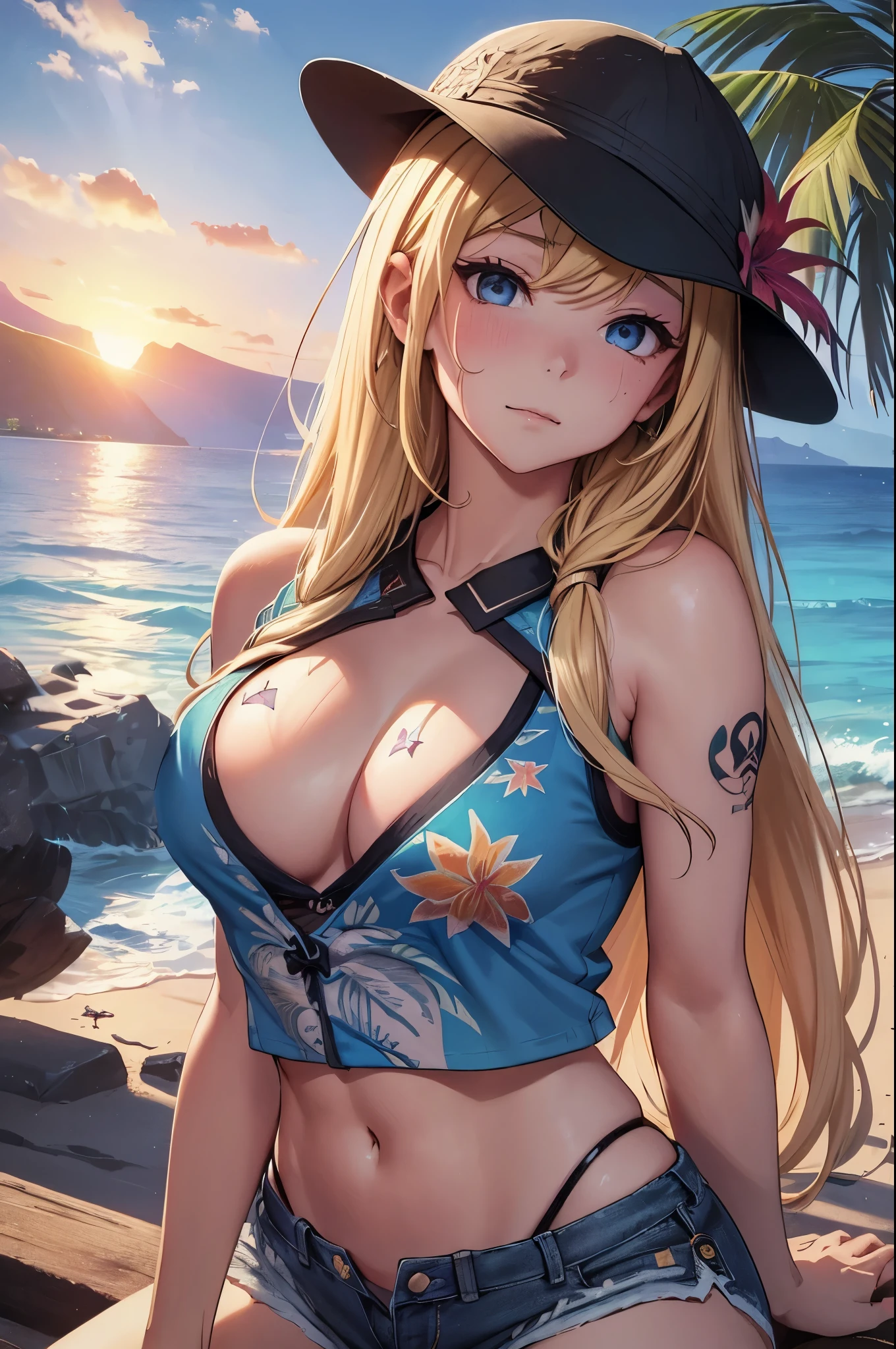 rock, ocean