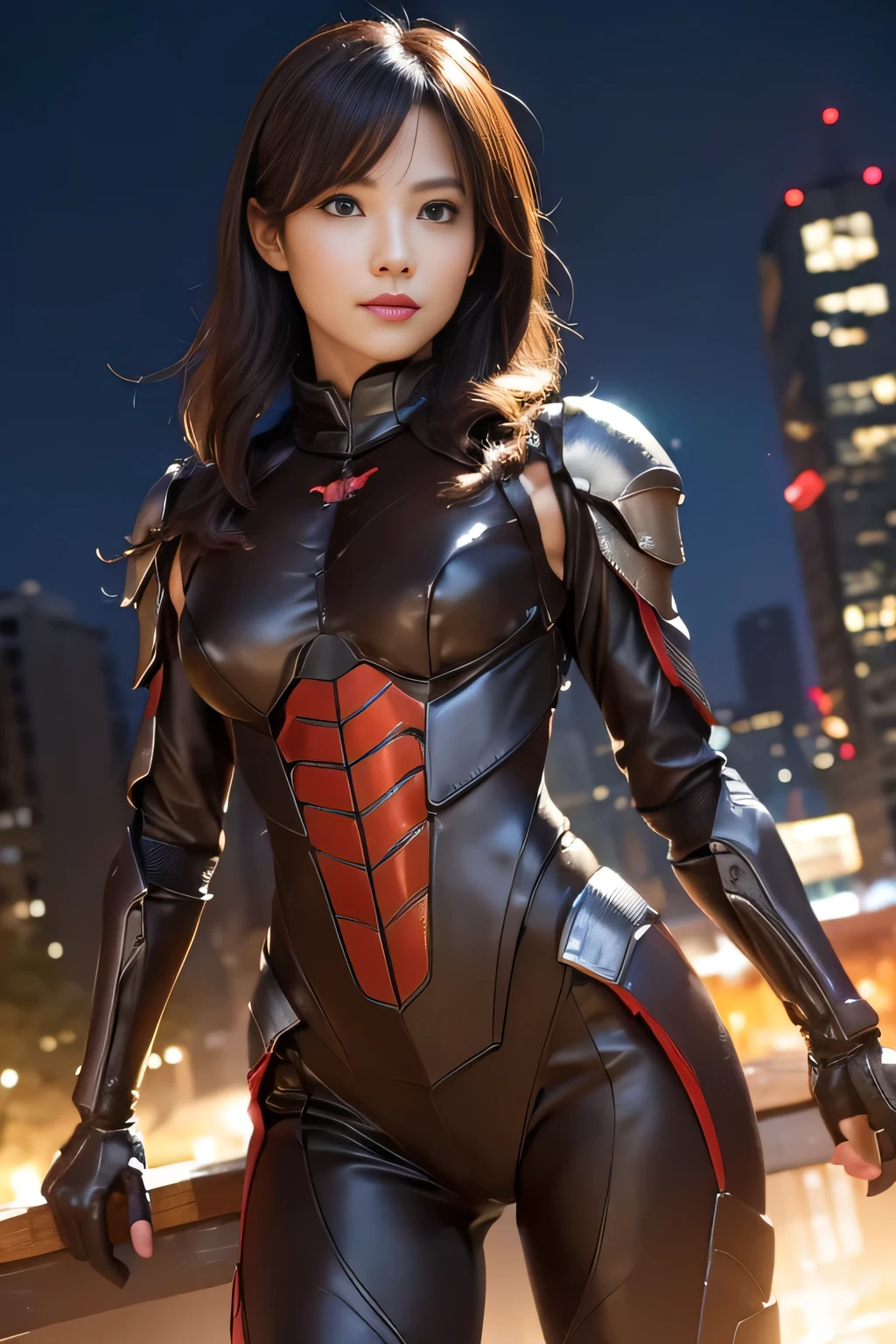 (high resolution,masterpiece,best quality,extremely detailed CG, anime, official art:1.4), realistic, photo, amazing fine details, all intricate, gloss and shiny,awesome many layers, 8k wall paper, 3d, sketch, kawaii, illustration,( solo:1.4), perfect female proportion,villainess, (fusion of dark brown cockroach and lady:1.4), (brown cockroach form lady:1.2), (brown cockroach lady:1.2), (fusion:1.2), (solo:1.4), (evil smile:1.2), muscular, abs, (cockroach brown exoskeleton bio insect suit:1.4), (cockroach brown exoskeleton bio insect armor:1.2), (brown transparency cockroach wing:1.4), (brown cockroach antennae:1.3),