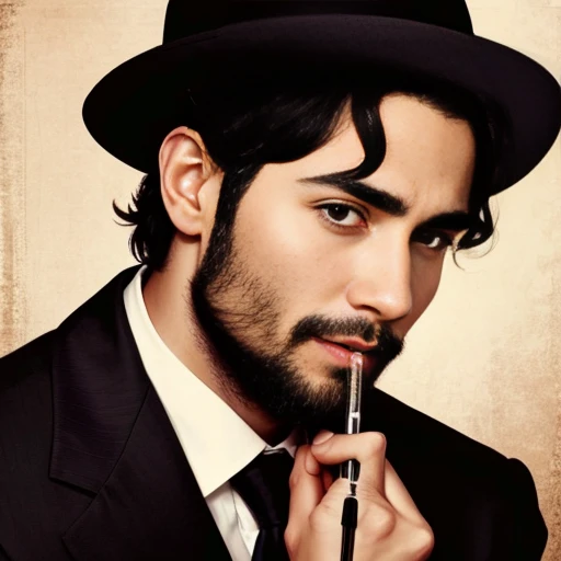 a perfec couplet jew man focus on the character's face
