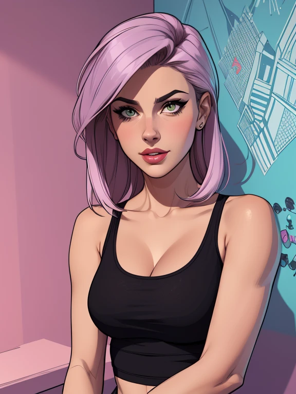 um desenho de uma mulher com uma  e e cabelo preto, Estilo de arte de Charlie Bowater, arte do personagem Charlie Bowater, drawn in the style of digite germe, estilo de charlie bowater, digite germe. alto detalhe, digite germe style, retrato de personagem em close, digite germe portrait, style digite germe, um desenho de duas mulheres em roupas verdes e amarelas, garota de anime desonesta, design de personagens de quadrinhos, fanart requintada altamente detalhada, conceito detalhado de corpo inteiro, High quality color sketch, Design de personagens de quadrinhos dos anos 90, conceito detalhado de corpo inteiro art, Design de personagens de corpo inteiro, design de personagens profissional, design de personagens de alta qualidade, arte conceitual colorida, design de personagem interessante, design de personagens altamente detalhado e charlie bowater  