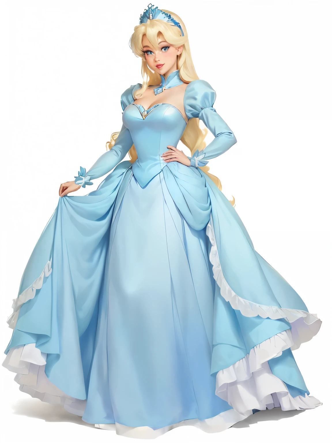 a cartoon pictures of a woman in a blue dress, Cinderella, cartoon pictures, She has light blue skin.!!!, Disney Characters style, Disney Characters, disney's princess, disney princess, princess, anime princess, Disney style animation, princess ariel, beautiful princess, rei hino as a princess, diseny animation style, coat, overcoat, beautiful female princess, Disney cartoons