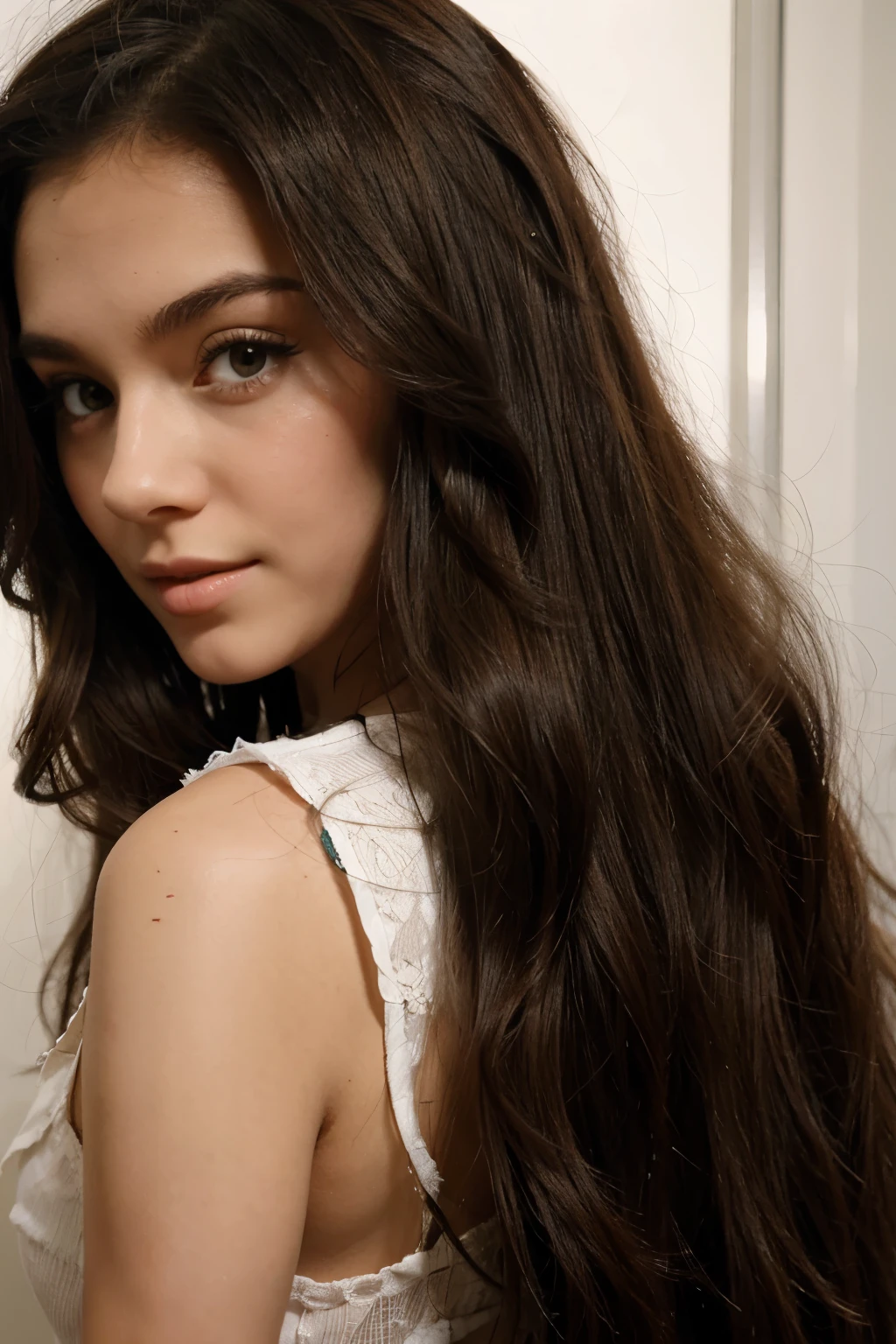 <lora:Zinnia:.7>, simple background, dark background, upper body, at front, portrait, <lora:GoodHands-vanilla:0.8> better_oppai, Lavender blouse, long hair
Lips parted ever so slightly, with closed eyes, evoking a sense of anticipation and longing.