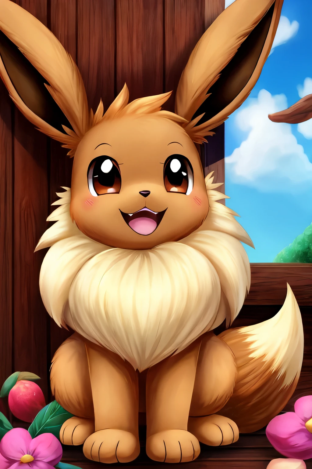eevee happy