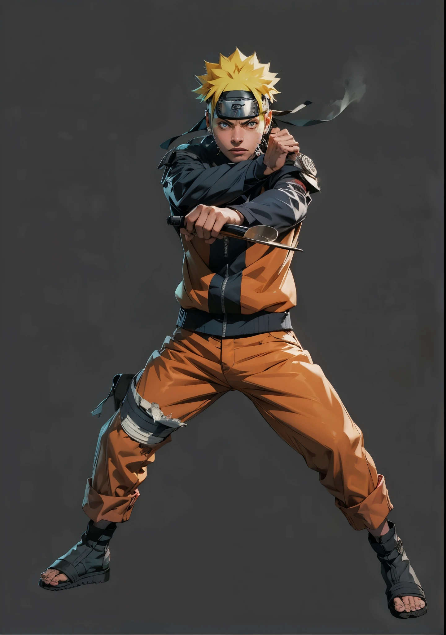 Naruto, realista, muito bonito