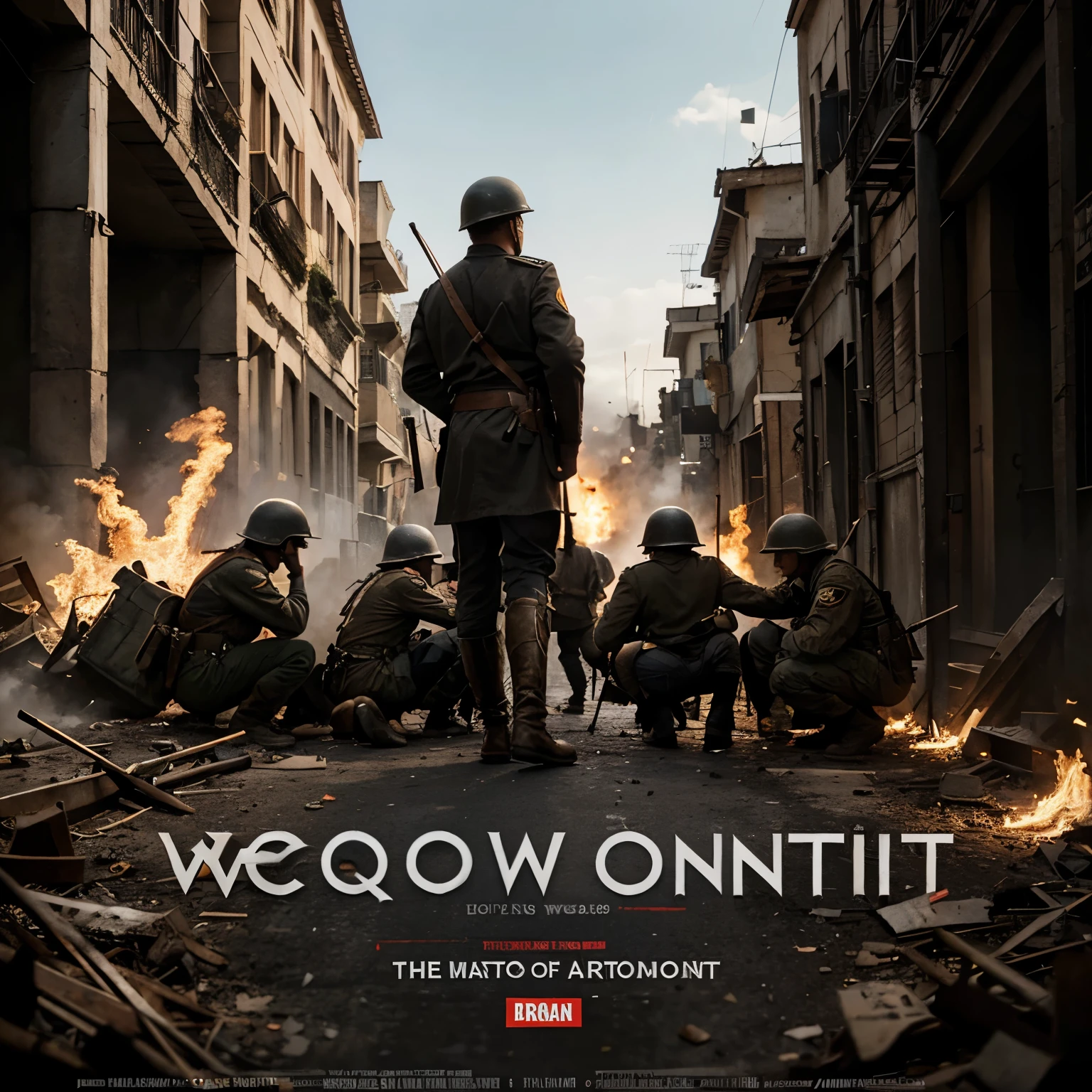 Realistic, art, Make a poster about CAUSES OF CONQUEST back in world war