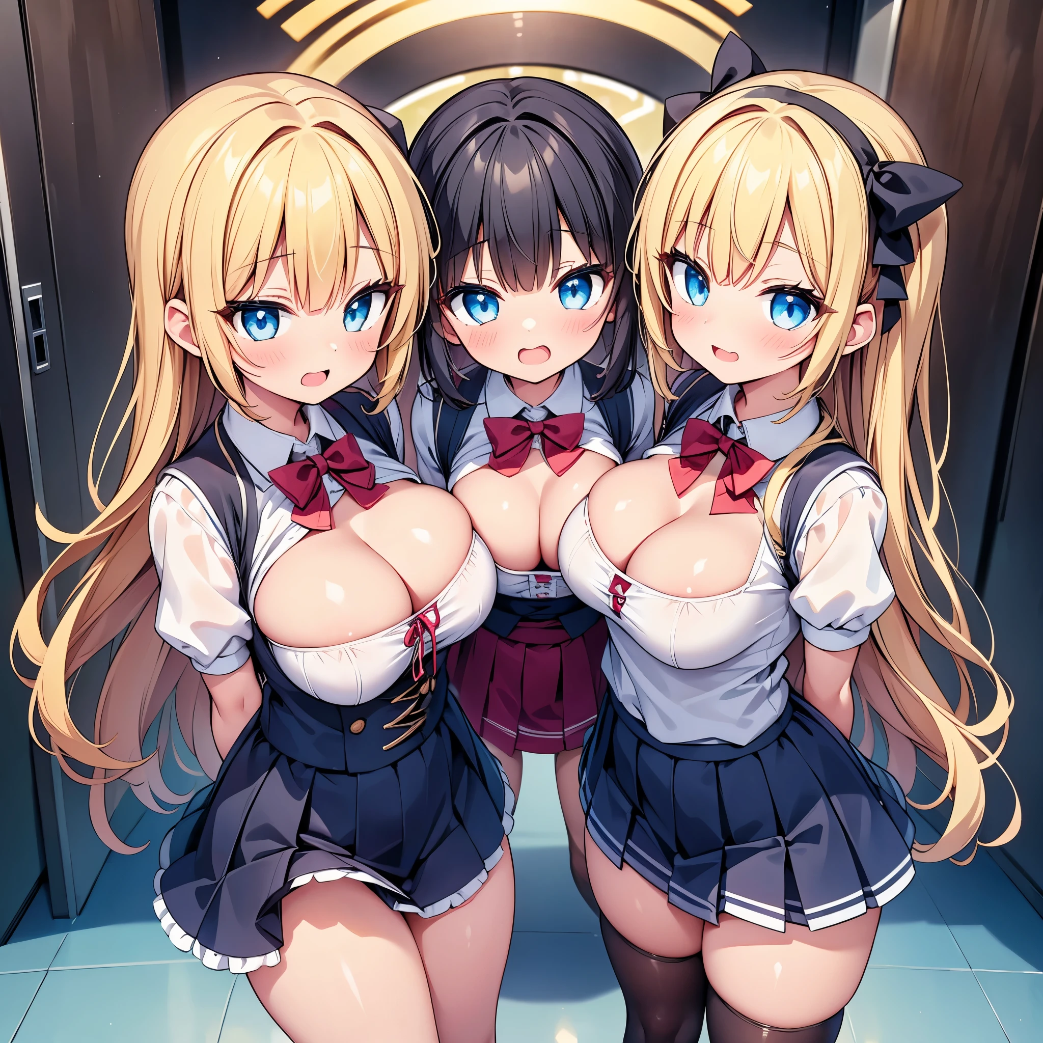 (cute eyes:1.2), (sparkling eyes:1.2), highest quality,wonderful,finely,extremely detailed CG Unity 8K wallpaper, (Stand in line:1.2), (3 girls, cute eyes, dirndl , clothed), (midium breasts), (open mouth:1.1), (long tongue:1.1), (mouth drool:1.1), (black stockings:1.1),(Thighs:1.1),(Waistline:1.1)
