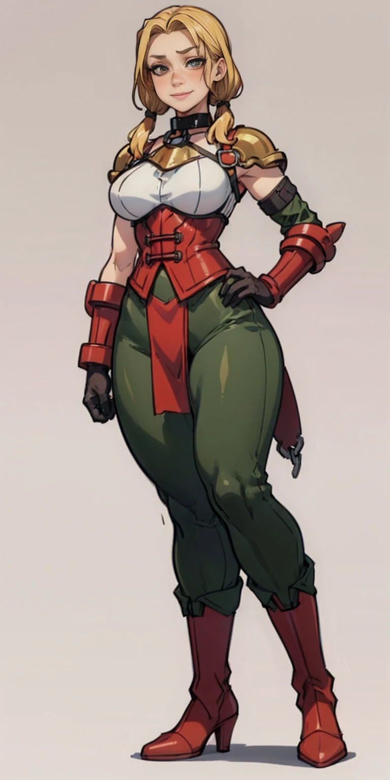 Full body image of Maki Zenin from Jujutsu Kaisen after the Zenin clan incident, full body in image, wearing her post-clan outfit (dark green jacket with sleeves torn off, harem pants, and black shoes, with glasses), long hair tied in a ponytail, female body, athletic and muscular body, visible scars on her face and arms, dynamic pose, detailed pose, simple background, expressive face showing determination, focus on face, line art, sketch