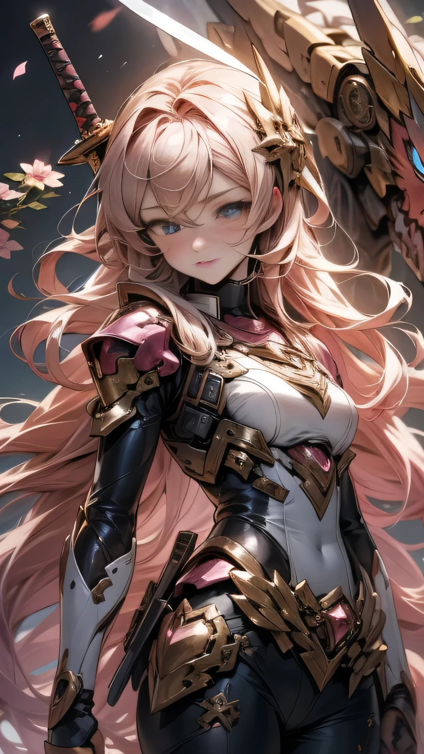 Anime girl with long hair and sword in flower garden, Best Anime 4K Konachan Wallpaper, Detailed digital anime art, Detailed anime artワーク, anime art wallpaper 4k, anime art wallpaper 4k, Detailed anime art, anime wallpaper 4k, anime wallpaper 4k, anime art wallpaper 8k, 4k anime wallpaper, 8k high quality detailed art