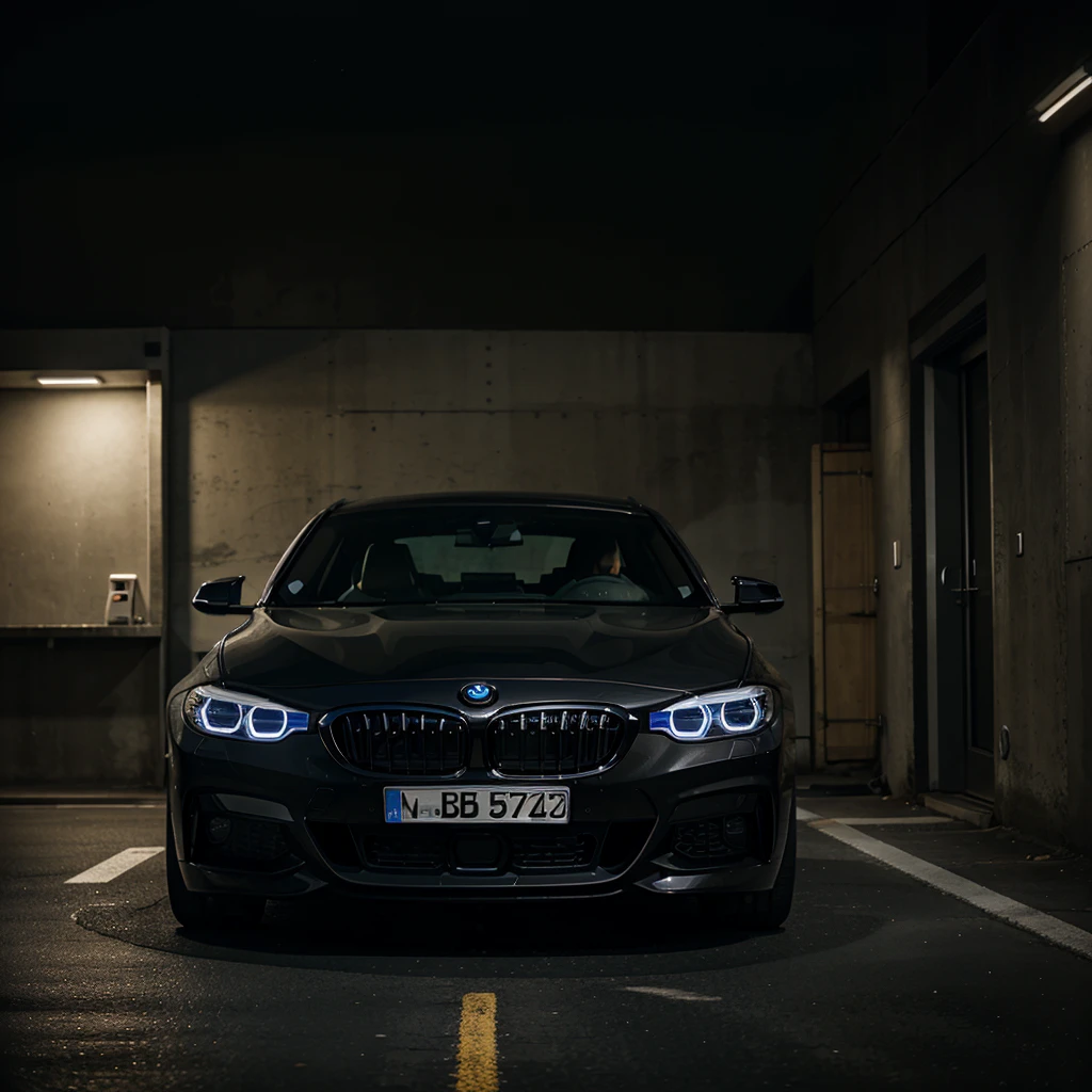 BMW drives in the dark