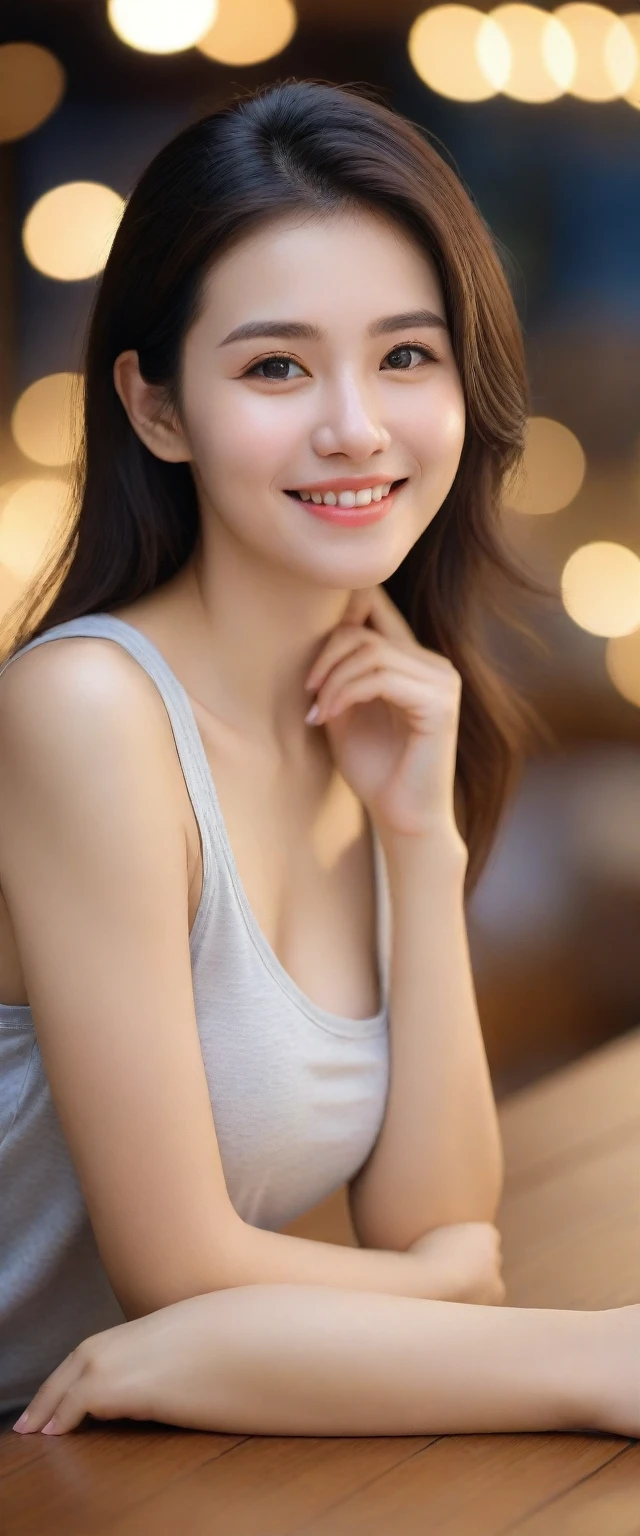 cute girls, naked, small body, small chest, no body hair, standing together, happy, smiling, highly detailed