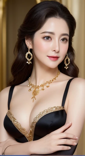 Transcendental Beauty 1.4、Real Skin 1.3、((It is essential that the whole body is depicted from head to toe.,Full Body Shot:1.3))、Attractive beautiful woman:1.3、(Light brown short hAIr 1.3、Bust size 90cmDcap:1.2))((黒のHigh heelsとgorgeousなレースのストッキングを履いた美しい脚、High heelsは必須:1.3))gorgeous&rich,spread legs,Valley 1.4、sexy look、Big eyes、Ultra detAIled face、Ultra-detAIled eyes、Ultra-detAIled skin、Very thin needles、Ultra-detAIled expression of 、Ultra-fine fabric、Korean Beauty、Earrings、Beautiful long legs、High heels、Cute beautiful girl,A luxurious, golden interior with a baroque feel((Marian Rivera,High-class beauty)), 30 years old, ((Tight transparent black silk lingerie with gold luxury embroidery)),(((black pearl necklace)))((Black satin elbow-length gloves are a must)) ,Too Bold a Provocation,((MSpread your legs in a U-shape)),well-proportioned body, Because I'thin, Abdominal muscles, Tall body,Bokeh, Mischievous face, Provocative Gaze,HAIry, Wet,Glamour, Natural Makeup, Pink Lips, Brown Weavey LonghAIr,smile, (highest quality, 8k, Tabletop, Hmph: 1.3), Nikon Z85mm, ((highest quality)) ((Tabletop)), Intricate detAIls, Sharp focus, Professional, Realistic, Real Life, 超Realistic, Photorealism, , (Tabletop, highest quality, Very detAIled), (shape), ((Beautiful eyebrows and eyes with delicate and ultra-realistic expression)), ((Highly detAIled face)), Luxury Bedroom,((highest quality)), Black silk lingerie with legs spread