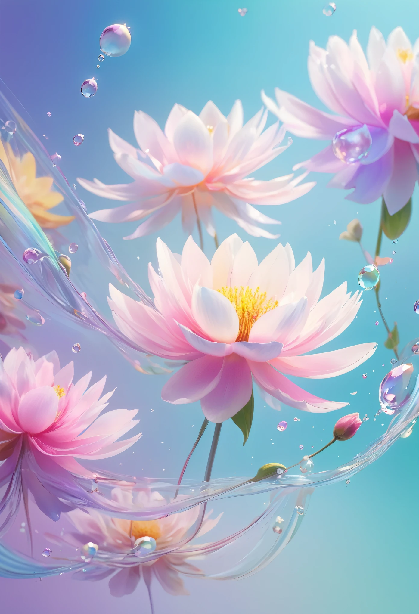 (best quality,4k,8k,highres,masterpiece:1.2),ultra-detailed,(realistic,photorealistic,photo-realistic:1.37),floating,floating art,conceptual art,suspended,lightweight,dreamy,beautiful,serene,illustration,ethereal,gentle,colorful,soft focus,translucent,airy,harmonious,pastel colors,subtle lighting, abstract, dreamlike, surreal, weightless, delicate brushstrokes, vibrant hues, tranquil atmosphere