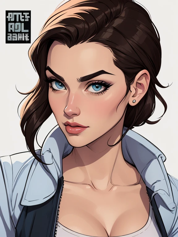 estilo de desenhes tilo GTA o animado:1.2), mulher brasileira draw ART Artline fundo branco mulher Imagem de desenho animado de uma mulher , roupas sensuais , garota super valente destemida , Ilustra??o estilo desenho animado, estilo de arte dos desenhos animados, estilo de arte dos desenhos animados, digital illustration style, design de personagens altamente detalhado, arte digital detalhada fofa, City fan art, design de personagem retrato, beautiful digital illustration, retrato de alta qualidade, arte em quadrinhos, retrato do design do personagem, white background Busty without clothes and medium breasts cartoon style female character dressed in Fallout 4 GTA style uniform