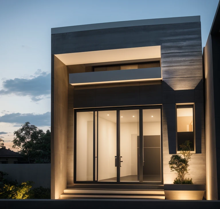Modern townhouse villa, 3 floors, render vray, exterior design, designed by architect Vo Trong Nghia. This masterpiece showcases a realistic house, capturing the essence of modern living. The high-quality craftsmanship brings this architectural vision to life.
The townhouse villa stands tall with its contemporary facade, boasting sleek lines and captivating symmetry. The exterior design is meticulously crafted, showcasing a perfect blend of concrete, glass, and steel. The choice of materials adds a touch of elegance and sophistication to the overall structure.
The exterior living spaces are just as enchanting as the interior. A rooftop terrace provides panoramic views of the surrounding cityscape, offering a perfect place to unwind and enjoy the breathtaking sunset. The inviting outdoor pool beckons for a refreshing dip, while the carefully curated landscaping provides privacy and serenity.
In collaboration with the renowned architect Vo Trong Nghia, this modern townhouse villa epitomizes the pinnacle of architectural design. With its realistic rendering and photo-realistic quality, it is a true work of art that captures the essence of contemporary living. Post Processing, Post-Production, CGI, VFX, SFX, Full color,((Unreal Engine 5)), Canon EOS R5 Camera + Lens RF 45MP full-frame CMOS sensor, HDR, Realistic, Cinematic intricate detail, extreme detail, science, hyper-detail, super detail, super realistic, crazy detail, intricate detail, nice color grading, reflected on glass, eye-catching wall lights, octane render, cinematic, trending on artstation, High-fidelity, Viwvid, Crisp, Sharp, Bright, Stunning, ((Lifelike)), Natural, ((Eye-catching)), Illuminating, Flawless, High-quality,Sharp edge rendering, medium soft lighting, photographic render, detailed archviz