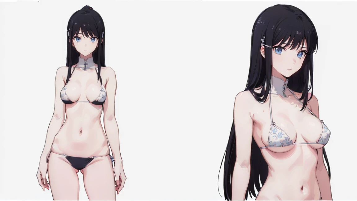 best quality, amazing quality, very aesthetic, absurdres, 1girl, aris (blue archive), blue archive, blue eyes, strapless, (artist official art:1.5), (realistic face:0.7), (narrowed eyes), (cowboy shot), (concept art:1.5), panties, (thigh), perfect face, 4k, extremely detailed eyes, enhanced details, perfect anatomy, light rays, photo background, extremely delicate body, smooth skin, feminine expression, (black background:1.5), beautiful face,