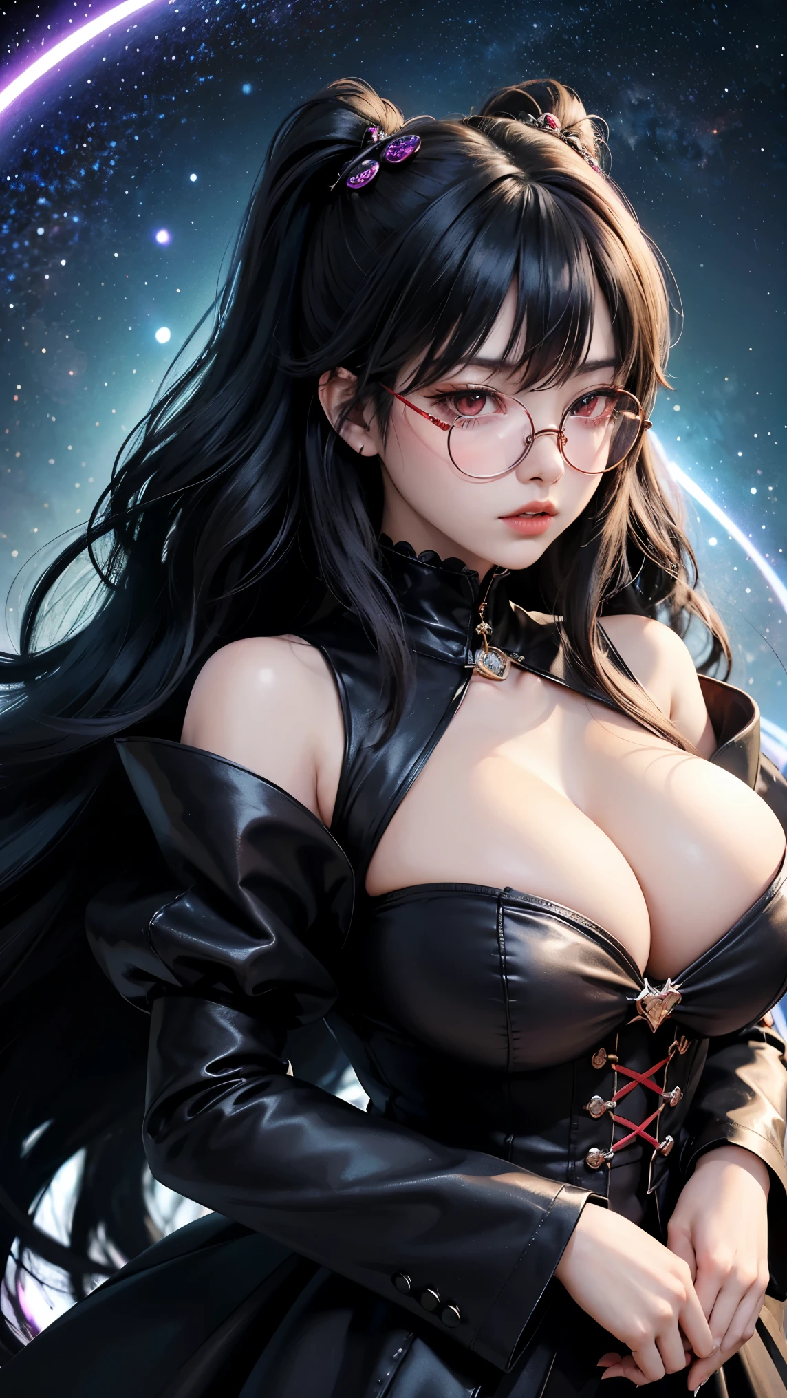 (highest quality,High resolution:1.2),(dark,Threatening:1.1),(Bad luckな:1.1), In the vortex of the universe,
Heart of a Goth Maiden, とてもdark色合い.
Her Eyes, Like dazzling fur in a starless haze,
A symphony of despair in their eyes.
Her Mogul Snap, Mysterious Graveyard,
Think about it, The source of her sadness.
月明かりの下で黒hairを振り乱す,
She weaves despair into her dreams.
oh, Her Soul, Shadow's Embrace,
Take me to outer space.
At each step of the Kelhudelgoring, She summons darkness,
Dance of the Void, Whippler Big Spark.
Her touch is the caress of an icy void,
In her vague existence, I am left confused.
For Love, Bumblewisk, the cosmic power,
Stars shining in the endless night.
So confusion swirls, Let the void cry out,
Our love is a dazzling dream in the universe.
The Gothic Witch of the Whole Star World,
In your void, I find my soul.
Hypermaximalist, Anime Style, A magnificent composition, masterpiece, highest quality, Very detailed, (devil,Satan,Lucifer:1.1),(devilish:1.1),(Bad luck,Bad luckな:1.1),(Powerful figure:1.1、Big Breasts、Glasses) 、 ((((Huge glasses, Nerd Glasses, thick glasses, Round Glasses)))),(((Big Breasts)))、(devil'tail)、(Red eyes glow:1.6)、(Red glowing eyes,Sharp teeth:1.1),(Black wings,thick,shabby:1.1),(hellish landscape:1.1),(fire,sulfur:1.1),(Threatening atmosphere:1.1),(dark shadows,Threatening presence:1.1),(Bad luck clouds,Stormy Skies:1.1),(dark,Spooky atmosphere:1.1),(Bad luck aura,Evil energy:1.1),(dark aura,cigarette:1.1),(intense heat,Burning Flames:1.1),(Surreal,Nightmare Visions:1.1),(Predicting the end:1.1),(Twisted corners,Fiery crown:1.1),(Bad luck whispers,devilish laughter:1.1),(Cries of pain,echoing screams:1.1),(Bad luck symbols,Ancient runes:1.1),(Mysterious Relic,dark artifacts:1.1),(Infernal Ritual,Ritual sacrifice:1.1),(devilish minions,creatures of darkness:1.1),(Desolate,Barren Wilderness:1.1),(University of the Soul,Suffering Soul:1.1),(Eternal Damnation,A hopeless existence:1.1),(The Last Autumn,The world was in chaos.:1.1),(malicious presence,darkness personified:1.1),(Entrance to the underworld,Nightmare Realm:1.1), 美しく繊細なface, Beautiful and delicate eyes, 完璧なバランスのface, High resolutionスキン, Fine skin, Optimal ratio of four fingers to one thumb, Place your arms under your chest, Red tattoo on lower abdomen、Wide Hips, Smooth abdomen, thin, Pale skin, __fashion__, __hair__:1.25)、Digital single-lens reflex camera、 Absurd、(Tabletop: 1.3), (Maximum resolution: 1.2), (Ultra HDTV: 1.2), Cinematic Light, Beautiful Eyes and skin,, (Sharp focus: 1.2), (faceに焦点を当てる:1.2),Perfect Style, 美しいface, Acura, Anatomically correct, face and skin texture, Beautiful Eyes, double eyelid, thin eyebrows, Glitter Eyeliner: One natural cheek, Glowing Skin, Fair skin: 1.2, (Glossy Lips: 1.4), Cthulhu,(((monster:1.35))),(face:1.25),JK,Sailor suit,(((Tentacles:1.35))),((twisted limbs:1.3)),(sarcoma:1.35),dark絵,((highest quality)), ((masterpiece)), (Attention to detail),