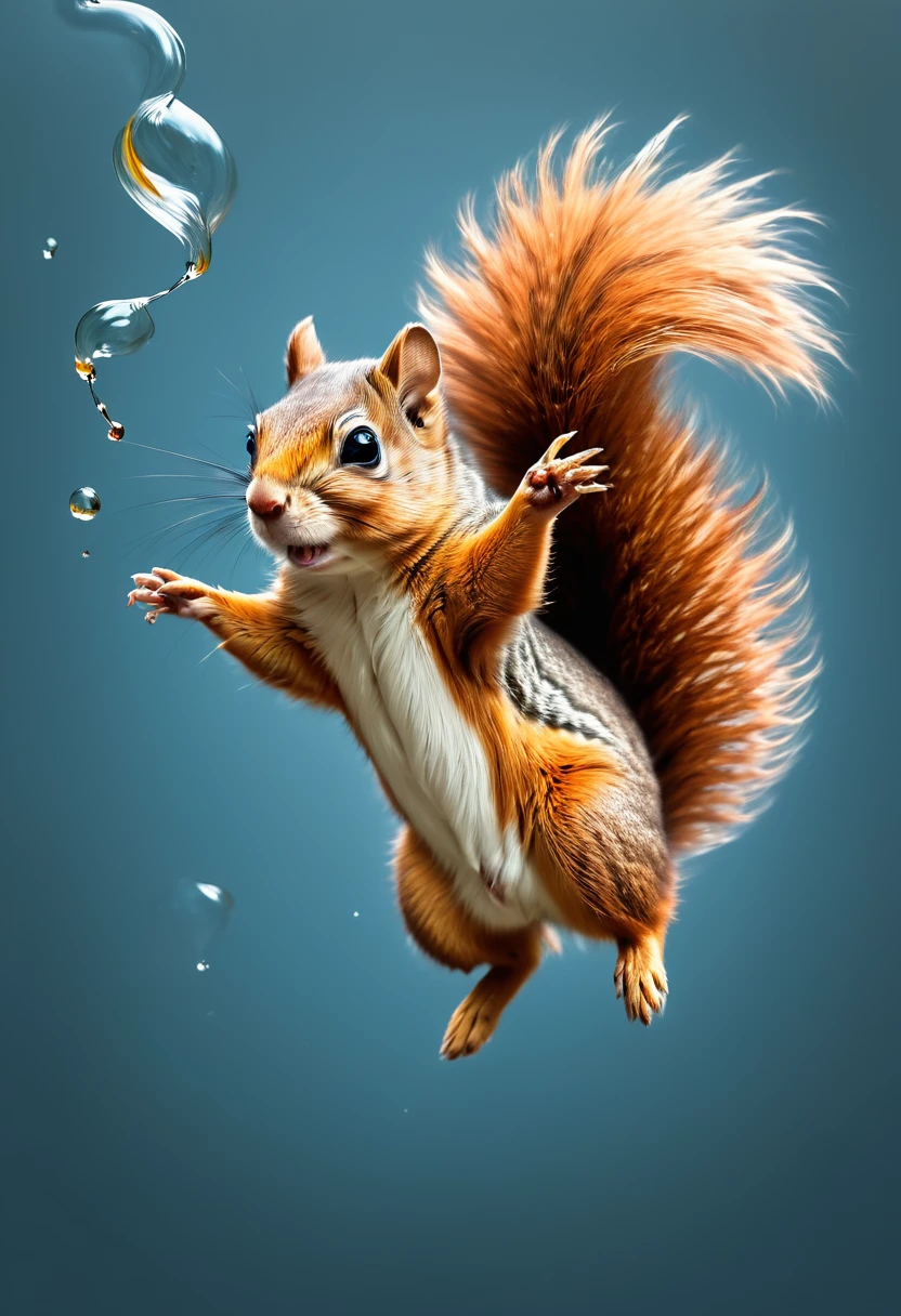 flying_squirrel Floating in the air, wind, best quality, masterpiece, very aesthetic, perfect composition, intricate details, ultra-detailed