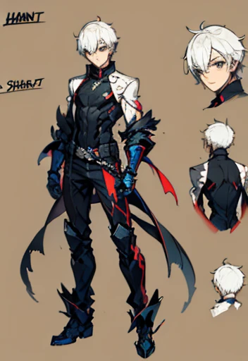 Concept ART, Male , short hair Style  , ((Best quality ,artwork )) , 