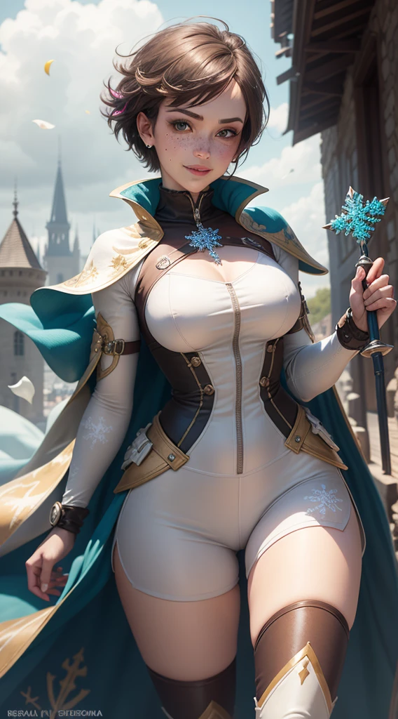 There is a full size figure of a beautiful zombie nude woman with cute face black hair silver white eyes dark blue eye shadows and frost blue lips  woman walk thru the swamp emanates grave chilling frost aura ground froze where she steps , high quality beautiful face, detailed anime art, detailed anime wallpaper , high quality illustration. 8k top quality details