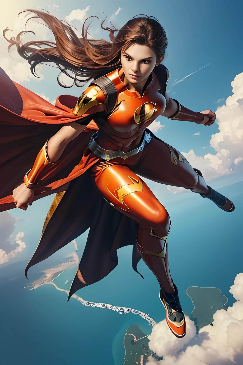 (Hero floating:1.5) in the sky high, full body, 
 best quality, 8k, high resolution, ultra-detailed, extremely detailed, top quality, realistic, 