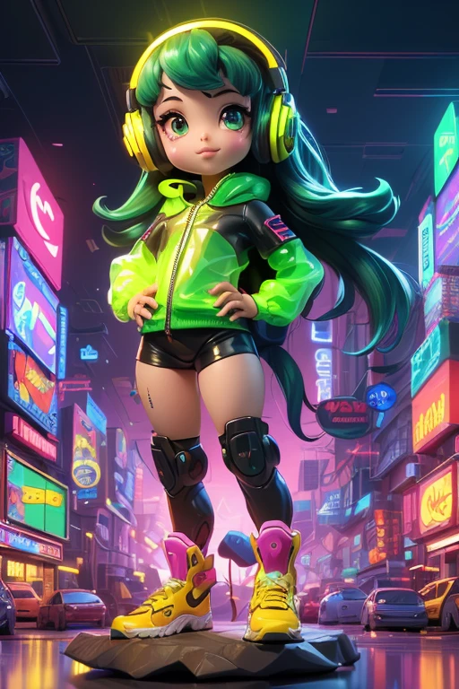 (La melhor qualidade,A high resolution,Ultra - detalhado,real),Ariana Grande vestida com jaqueta ciborgue verde,ballet dance ,(jaqueta estudantil verde neon:1.4), (minissaia verde transparente colegial ciborgue:1.4),fundo parede de gelo caverna congelada, longos cabelos brancos e grisalhos, ,8K mais detalhado.motor irreal:1.4,Ultra HD,La melhor qualidade:1.4, Fotorrealista:1.4, textura da pele:1.4, Obra-prima:1.8,obra-prima, melhor qualidade,objeto Objeto], (Recursos faciais detalhados:1.3),(The correct proportions),(Dedos detalhados convexos),(lindos olhos azuis),  (pose vaquero) ,(jaqueta transparente verde cyberpunk:1.4), (caverna congelada de gelo de fundo:1.4), (jaqueta laranja+ciborgue vermelho:1.4), longos cabelos ruivos, (anatomia perfeita ), (Ele tem um tapa-olho de pirata:1.4) ,(cyber cyborg laranja vermelho chaqueta) ,(Cyber samurai from the 2090s), (mostrando barriga lisa), (have transparent plastic clothes:1.4) ,(mostrando calcinha de renda) ,(Pele negra africana:1.4) ,( ciberpunk 2.1), (neon yellow long hair:1.4), (yellow cyberpunk Bluetooth headphones on head:1.4) 