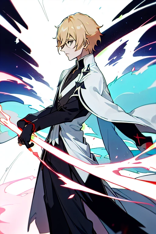 Alhaitham(Genshin Impact)usando a roupa de jugram haschwalth(Bleach)