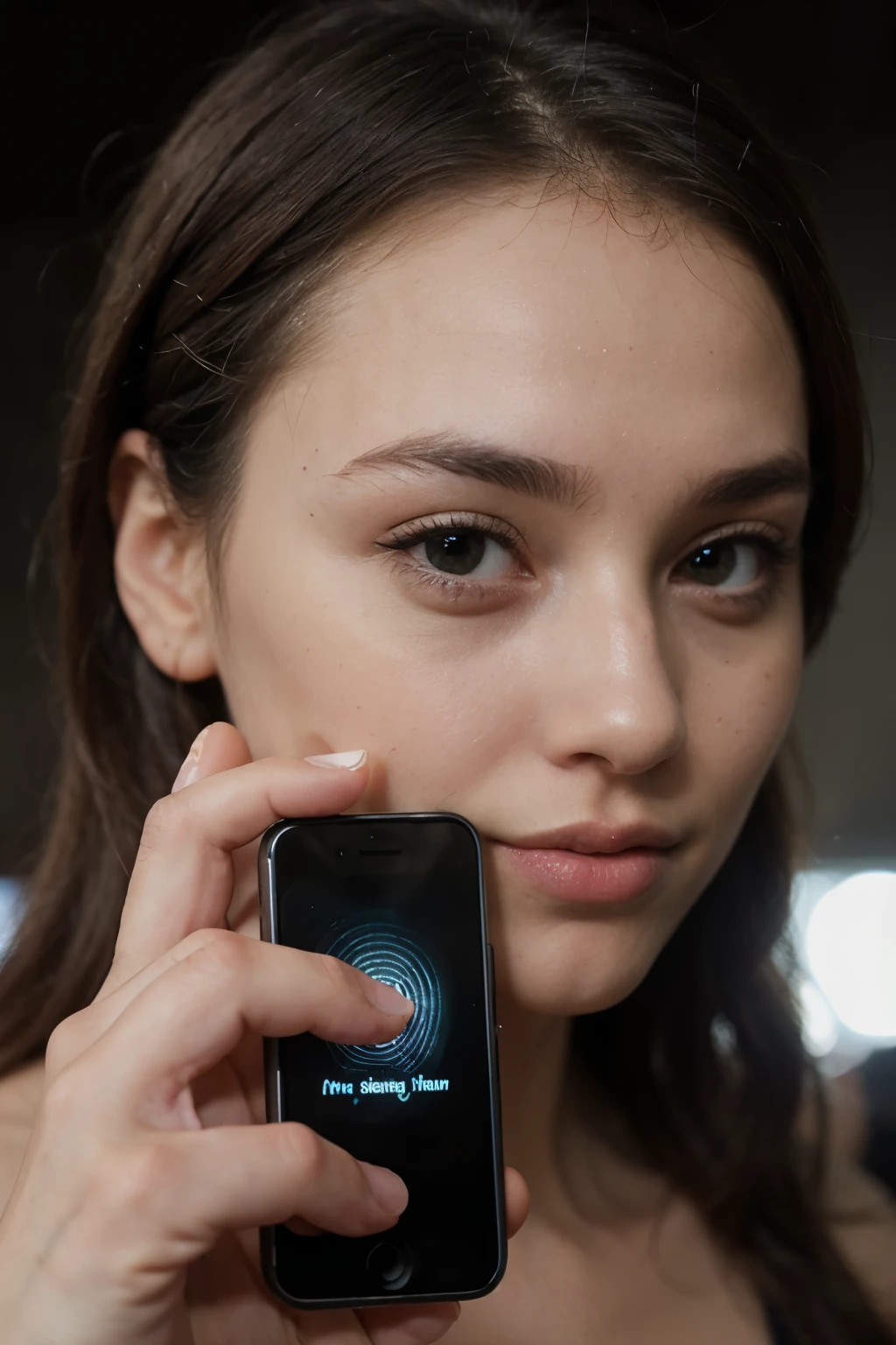 best video for fingerprint unlock screen, usando raios, futuristico