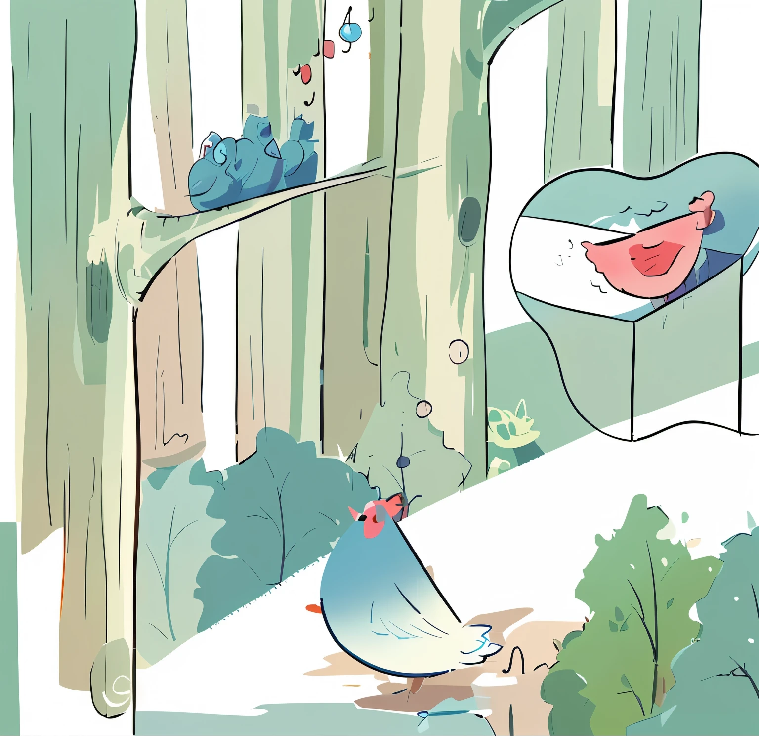 Children's picture book style