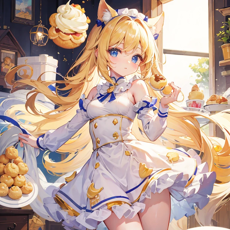 Cream puff girl.