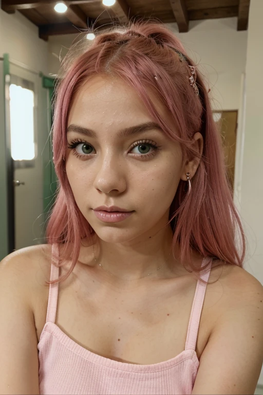 girl hair pink onlyfans very hot cute in different posses and angles