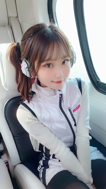 (masterpiece:1.5)、(Realistic:1.5)、(highest quality:1.4、8k、RAW Photos)、
Ultra-high resolution、Professional Lighting、Perfect dynamic composition、Photographed indoors、
Film Grain、chromatic aberration、(Bokeh:1.1)、
Frank、Sophisticated、charm、Ultra-realistic、Attention to detail、Golden Ratio、
(1 girl)、Slender girl、Delicate and charming girl、Cute Woman:1.4、
Serious expression、Looking at the audience、Sculptural installation、Sit on the sofa and relax、
Light brown hair、Shiny Hair、Hairstyle: Ponytail、
real skin、
Shut your mouth.、Beautiful Eyes、double eyelid、Thin arms、、
、Show off your thighs,(astrovest):5,(shiny white log downvest):3,BREAK ((Detailed face, Professional photography)), ((NSFW, zettai ryouiki, 1 girl)), Ultra-high resolution, (Realistic: 1.4), RAW Photos, highest quality, (PhotoRealistic Stick), concentrated, Soft Light, ((30 years old)), ((Japanese)), (( (Young Face))), (surface), (Depth of written boundary), masterpiece, (Realistic),(inside ISS):3, woman, ,astrovest:2,headphone:2,smartwatch,,bangs, ((1 girl)),(black sleeves):2,(black tights):2,inside spacestation,inside spacecraft,,zero gravity,smile,open leg,blush:1.5,hidden hands,neotech