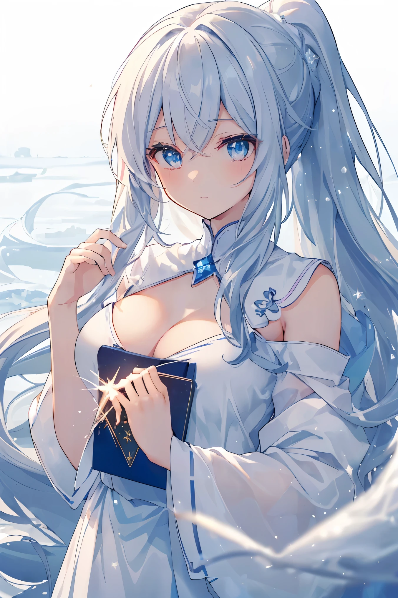 {((anime, op art, Depth of written boundary, Motion Blur, Shining Light, 超High resolution, retina, masterpiece, Accurate, Anatomically correct, Textured skin, Super Detail, Attention to detail, high quality, Awards, 最high quality, High resolution, 16k))} . | 

{((Multiple Girls, , Wavy Ponytail, Hair that falls over the shoulders, Very long hair, very thick hair, Fine grain, Sparkling eyes, G-breast, Cleavage, Joyful))} . | 

{((Sexy Body, Bring lots of warm clothes, Cotton clothes))} . | 

{((Frozen Lake, Sparks, Crystal of snow, Starfall))} . | 

{((Wide-angle, Upper Body, (perfection_refer to:1.0), (perfection_foot:1.0), Better_hand, more_detailed))}