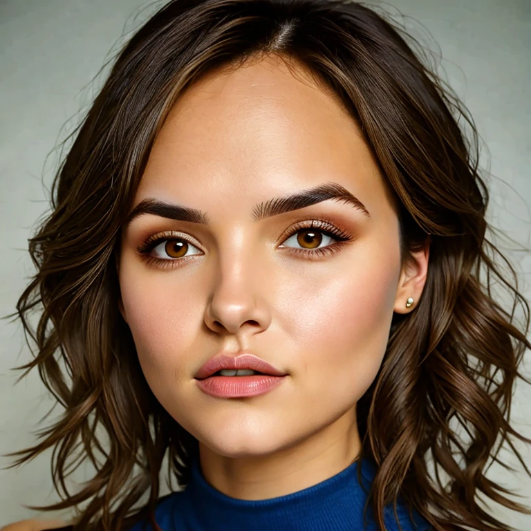 (masterpiece, best quality:1.2), 1girl, solo, Caucasian Female, looks like Rachel Leigh Cook, Brown eyes, thick eyebrows, expressive face