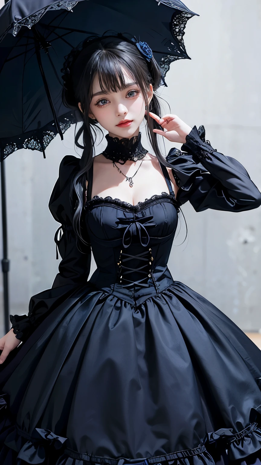 Please draw a beautiful girl with clear blue eyes.。She exudes an elegant and dark vibe.、She exudes a unique beauty in Gothic ta fashion.。Her clear blue eyes、It exudes both a refreshing feeling and a sense of mystery.、It highlights her individuality and charm.。
Her Gothic Loliutfit、It is an elegant and luxurious design that hides the chest area.、It brings out her elegance and mysterious charm.。Lace and ribbon、Accents such as ruffles、It is a hallmark of her Gothic Lolita s.。By hiding your chest、Her deep inner worldview is even more prominent.。
Her pose is graceful、It expresses her deep worldview hidden inside her.。Her eyes shine with mystery、Combined with her charming smile、It highlights her individuality and charm.。Her smile has a unique charm、She shows her confidence and sophisticated beauty in Gothic Lolita fashi
This super beautiful Gothic Lolita girl withar blue eyes is、It has a unique charm and sophisticated beauty.。Her appearance is、Her presence and charm in the world of Gothic Lolita fashion are f together.、It's a fascinating and mysterious sight.