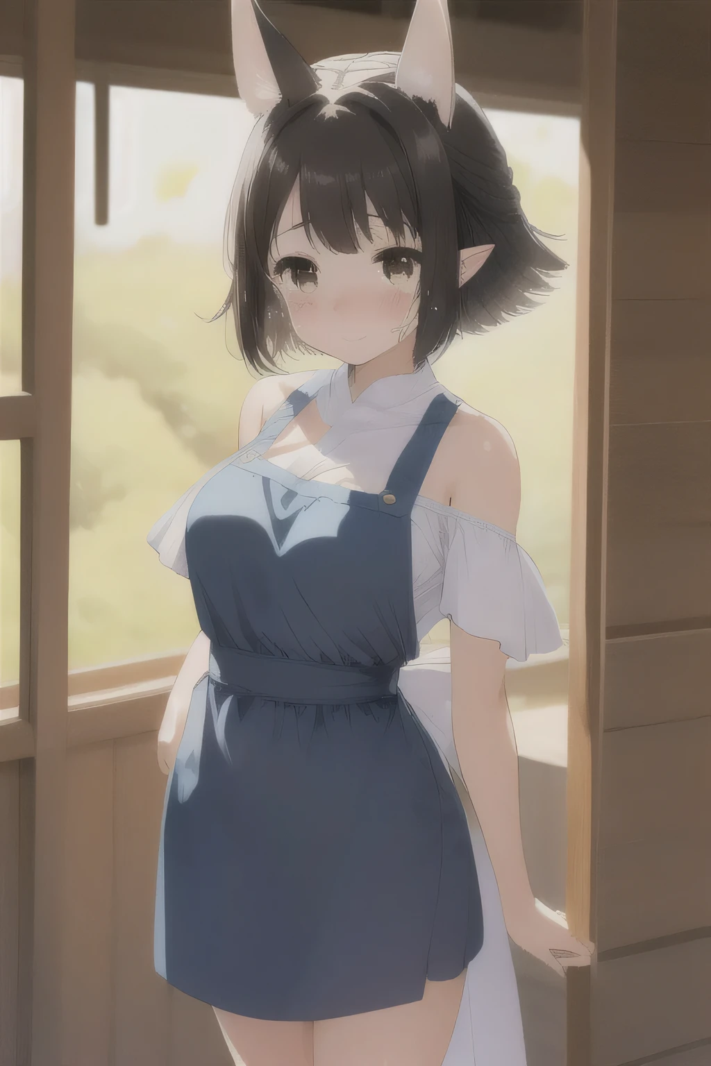 High resolution,masterpiece,highest quality,Amazing visuals,High resolution,masterpiece,highest quality,8-year-old,,Beautiful fingers,Beautiful long legs,Beautiful body,Cute character design、younger sister、Hasaha、Animal ears、Black Hair、Brown eyes、Pointy Ears、short hair、Fox Ears、Animal ears、Black Hair、Brown eyes、Pointy Ears、short hair、Fox Ears、,A smile that melts,Sweaty、Tears run down my cheeks
,Off-the-shoulder cheongsam,Breast flash、No inner、Sheer apron、Pick up the dress、Cute pussy visible、Lower body exposed、Captivating thighs、
,Outdoor,street, Amazing visuals, ,Clothes that can be seen through the light、Cute female silhouette