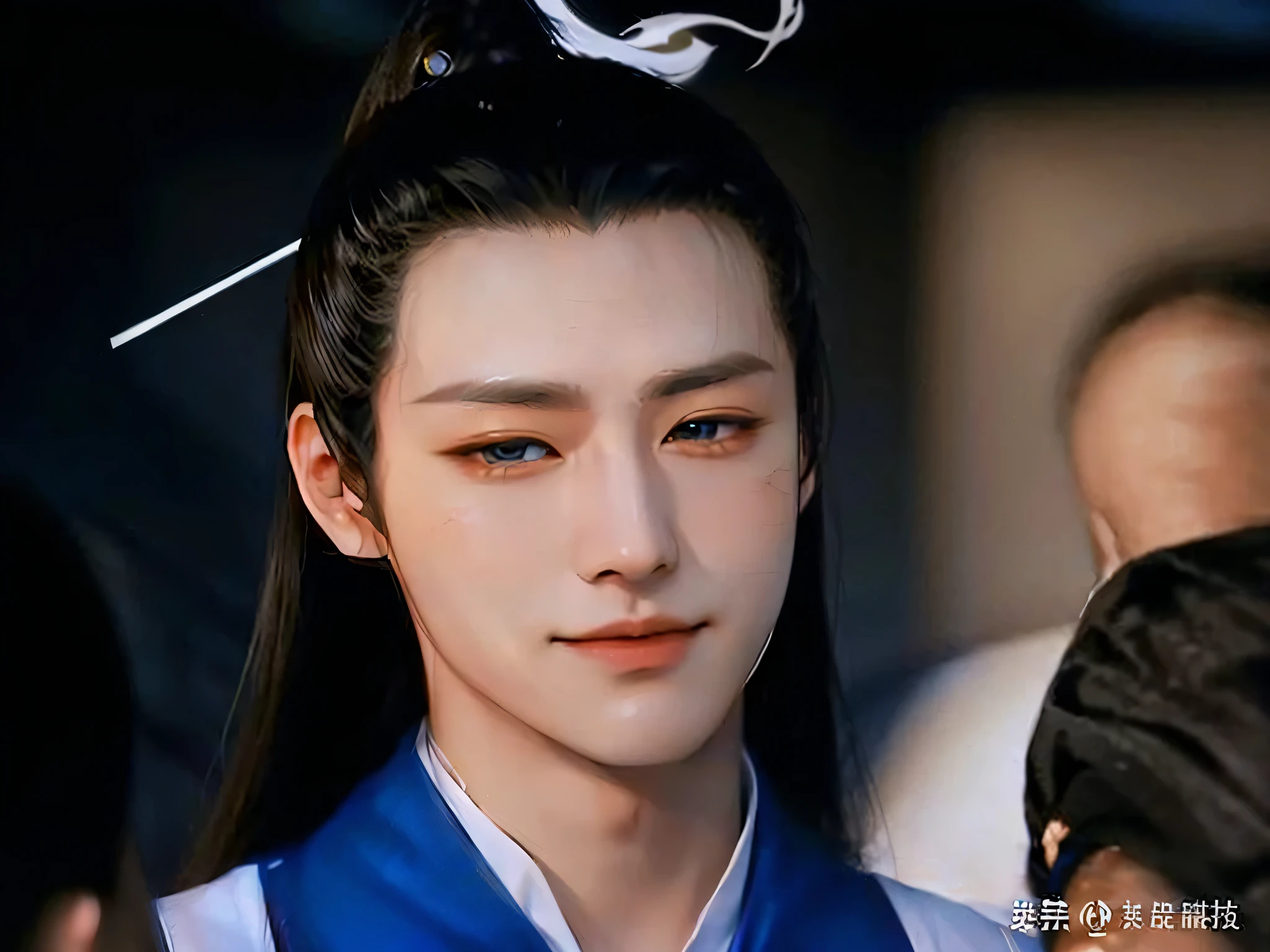 Xianxia cultivator, handsome male face, detailed illustration, highly detailed eyes