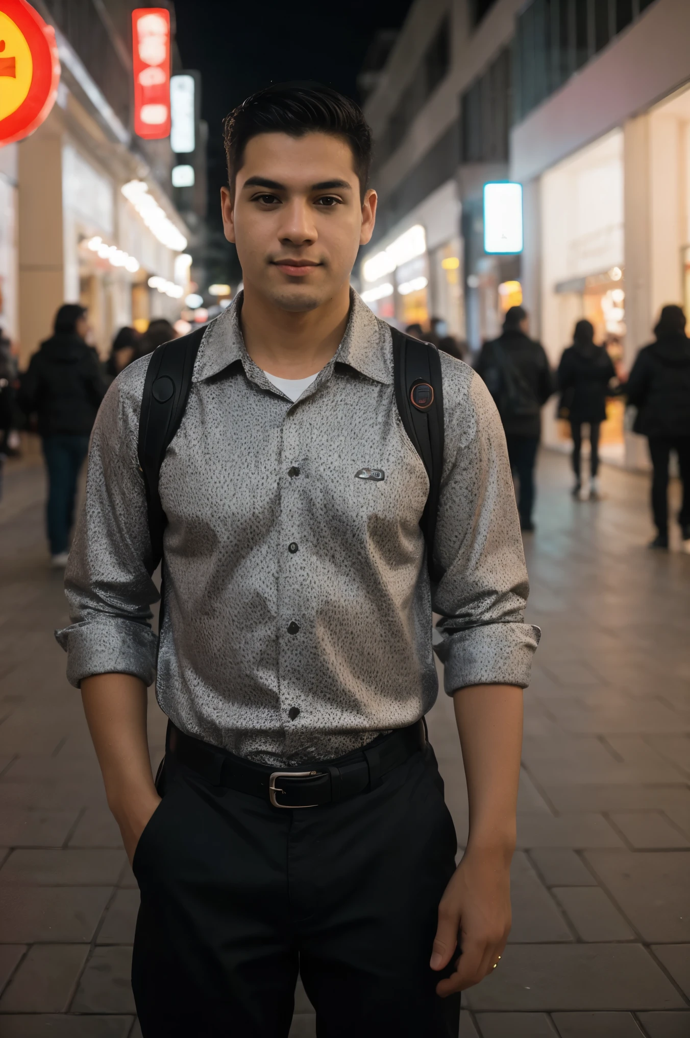 8k hd, dslr, alta qualidade , foto crua, Fotografia Amadora postada em ,Fujifilm XT3, Canon R5, Homem bonito, Shopping de luxo, Luz do dia ,Assessment_salvar