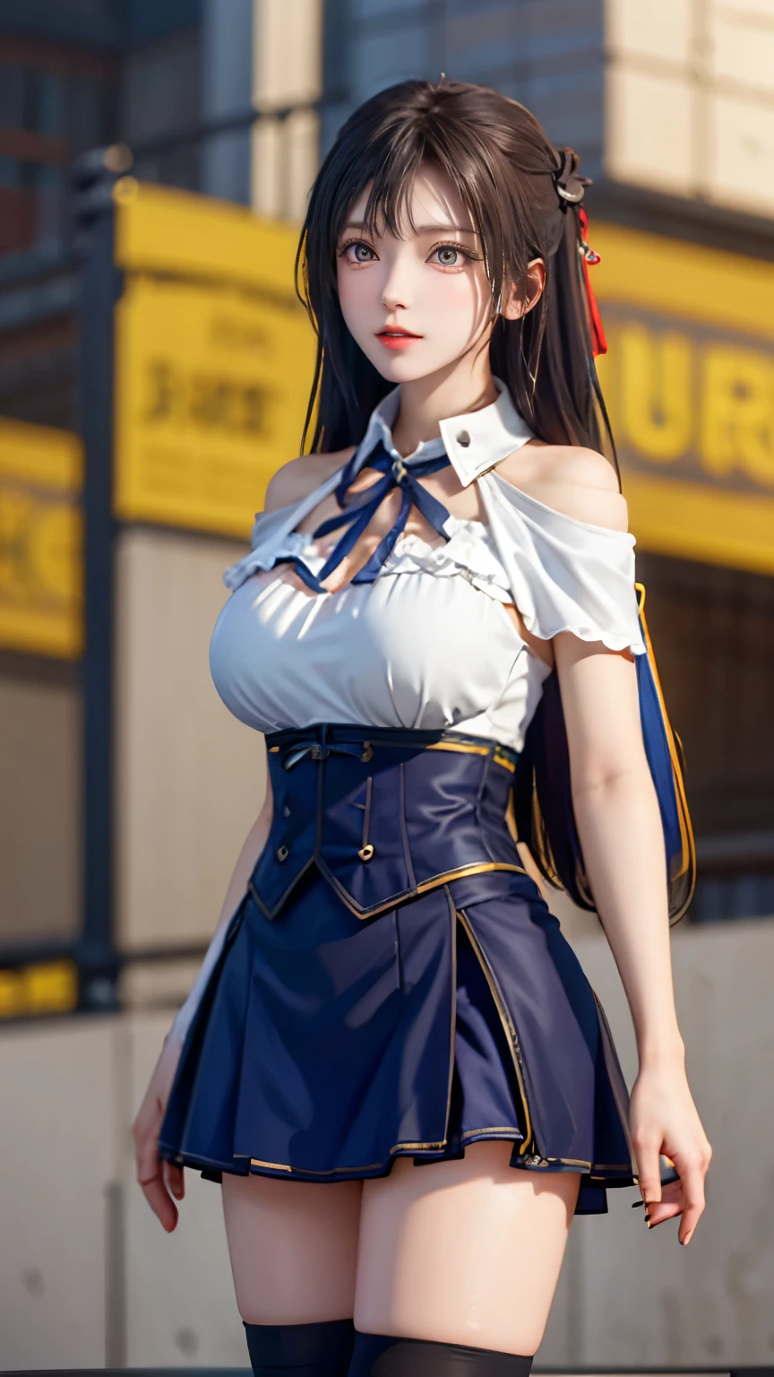 (Very delicate and beautiful:1.2)super model,,Big Breasts,Beautiful breasts,voluptuous,【bike shorts】,,【3 girls】,,highest quality, High resolution, 8K,, Large Breasts,, Vivid details, ,Idol Group,mini skirt,A group of girls looking down on the viewers,Low - Angle,A girl looks at the viewer with disdain,Girl kicking the viewer