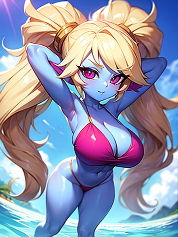 sexy pose poppy, in bikini , big ass bigg tits,