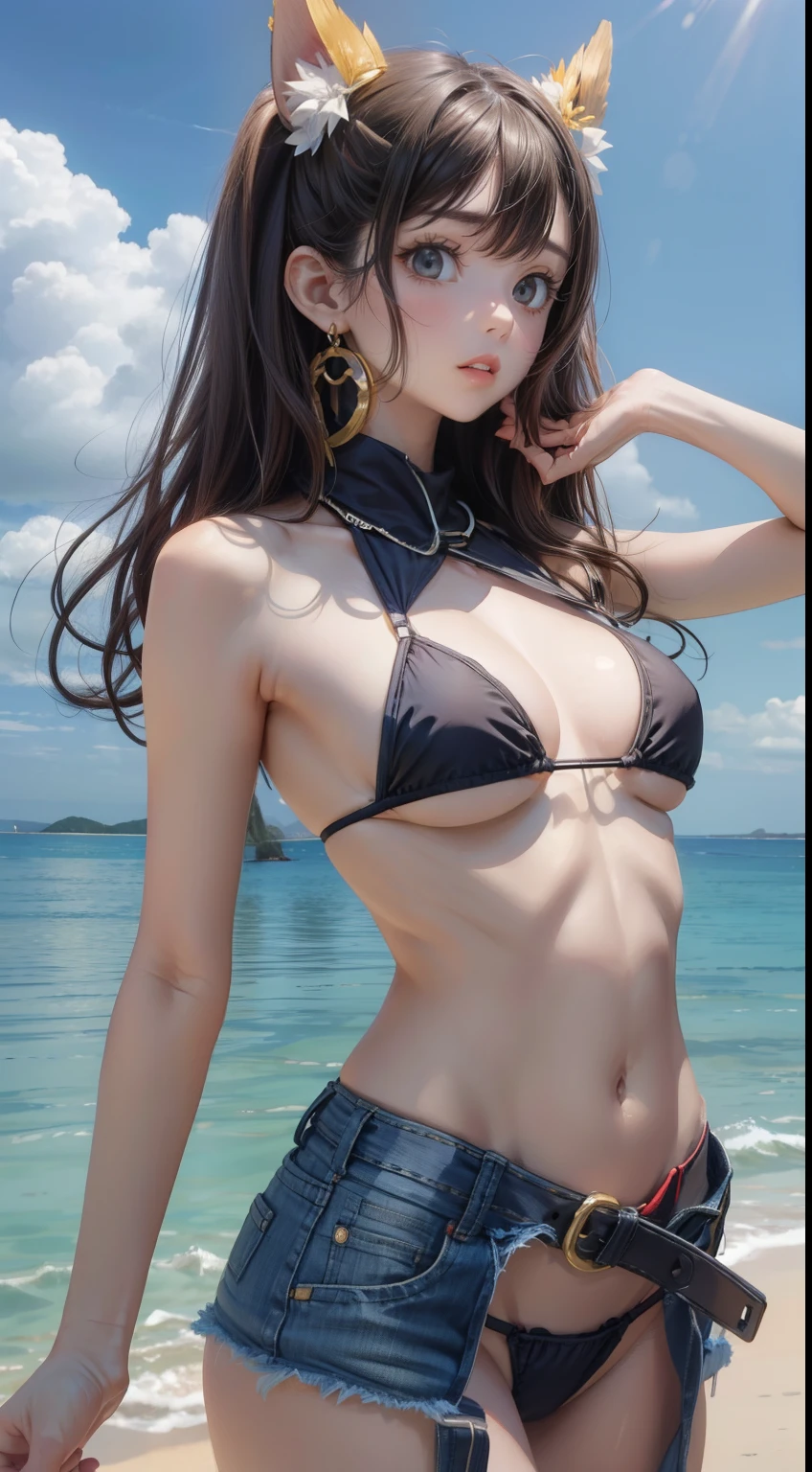 Big Breasts、Small waist、Micro Bikini、Second Dimension