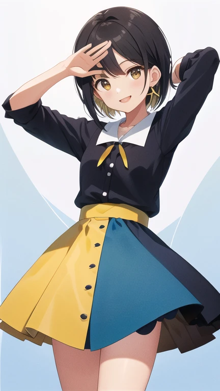 ((Obra maestra, mejor)),(1 chica),((mujer madura)), pelo ?????, mareado, trompeta, ((Chica de escuela)), golpes, medio pecho, (lleno), delgado, sonriente, [Caderas anchas] ,oficina,de pie, comprendido \(archivo azul\),mini falda，Empty，acechando，???????，labios