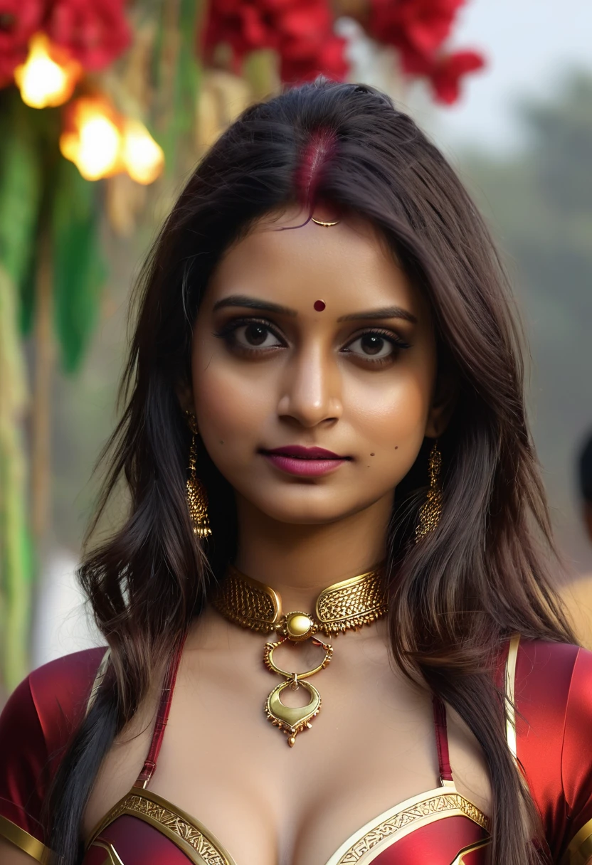 Beautiful indian girl in sexy ironman costume (realistic:1.1) (hd 4k 8k masterpiece1.4)